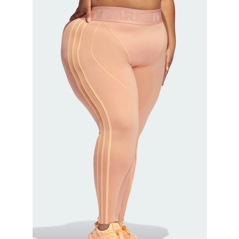 Blush Pink IVY PARK athletic leggings Adidas 2X